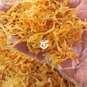 تصویر پیاز سرخ شده خلالی پفکی 