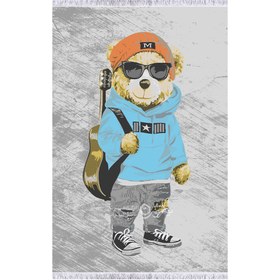 تصویر فرش کودک طرح تدی DC637 