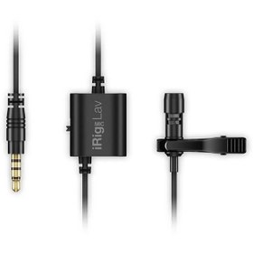 تصویر میکروفون باسیم موبایل یقه ای آی کی مولتی مدیا مدل iRig Mic Lav IK Multimedia iRig Mic Lav