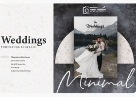 تصویر دانلود قالب فوتوبوک عروسی، Photobook Template 