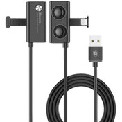 تصویر کابل لایتنینگ بیسوس Baseus Suction Cup Mobile Game Cable CALXP-A01 توان 2.4 آمپر به طول 1 متر 