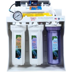 تصویر دستگاه تصفیه آب خانگی سافت واتر مدل RO-8- ارسال فوری و رایگان 