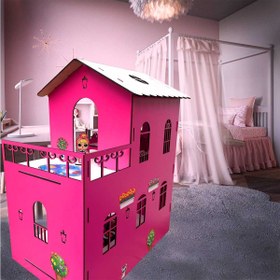 تصویر خانه عروسکی چوبی مدل LOL Dream Home 