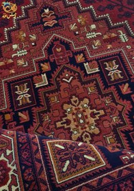 تصویر Afrand machine gabbeh red base color, code 56830 