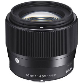 تصویر لنز سیگما 56mm f/1.4 DC مناسب برای دوربین های سونی Sigma 56mm f/1.4 DC DN Contemporary Lens for Sony E