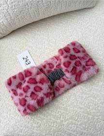 تصویر هدبند خز روسی Pink leo 