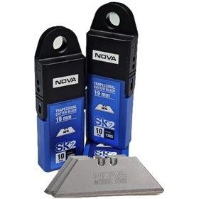 تصویر تیغ کاتر ذوزنقه ای نوا 