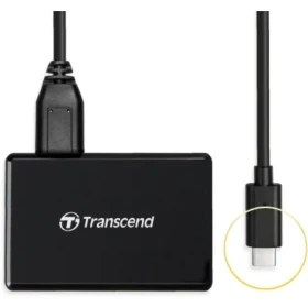 تصویر رم ریدر ترنسند Transcend RDC8 USB 3.1 Black 