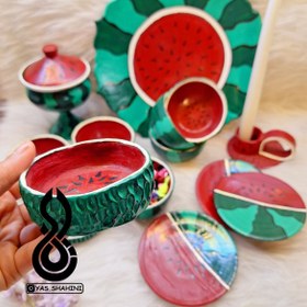 تصویر ظروف سفالی یلدایی 