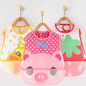 تصویر پیشبند کودک دخترانه مدل چسبی 