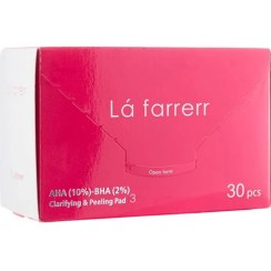 تصویر پد پاکسازی کننده و لایه بردار لافارر مدل AHA 10 درصد و BHA 2 درصد 