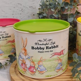 تصویر ظرف پنج تکه دربدار بزرگ-طرح خرگوش Bobby Rabbit