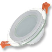 تصویر پنل دور شیشه ای ۷وات برتر مدل آترین Glass frame LED Panel 7W Bartar-Atrin