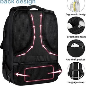 تصویر کوله پشتی لپ تاپ مدل CoolBELL Backpack - ارسال 15 الی 20 روز کاری 