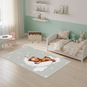 تصویر فرشینه اتاق کودک طرح KG-19 