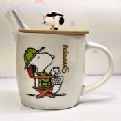 تصویر ماگ سرامیکی درب بامبو اسنوپی 