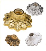 تصویر سرپیچ سقفی مدل چیچک سقفی روکار 