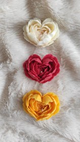 تصویر شمع قلب - سفید 