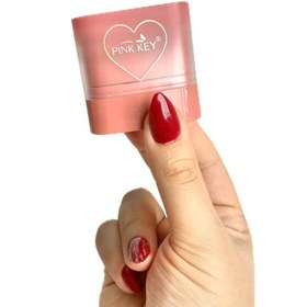 تصویر رژگونه استیکی pink key pink key