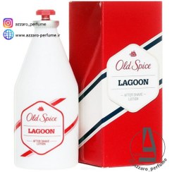 تصویر افترشیو Old spice مدل LAGOON حجم 100 میل ا Old spice aftershave lotion, LAGOON model 100 ml Old spice aftershave lotion, LAGOON model 100 ml