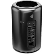 تصویر مک پرو استوک اپل mac pro A1481 پردازنده xeon E5 رم 32DDR3 گیگابایت حافظه 256 گرافیک 4GB گیگابایت مدل AMD fire pro 