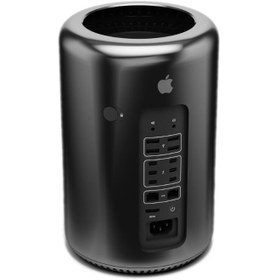 تصویر مک پرو استوک اپل mac pro A1481 پردازنده xeon E5 رم 32DDR3 گیگابایت حافظه 256 گرافیک 4GB گیگابایت مدل AMD fire pro 