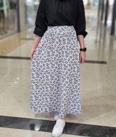 تصویر دامن گل درشت مدل ۱۰۴۱ 