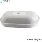 تصویر چراغ ال ای دی IP65 بیضی سنسوردار 22وات نمانور BHO namanoor-surface Celing SMD 22Wattt BHO-22S