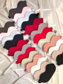 تصویر چشم بند ساتن - یاسی 