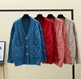 تصویر ژاکت بافت کد 5833 