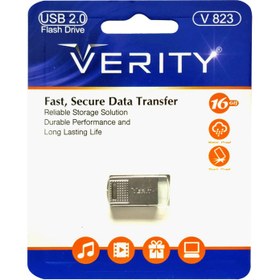 تصویر فلش عمده ۱۶ گیگ وریتی Verity V823 ا VERITY V823 USB2.0 16GB FLASH MEMORY VERITY V823 USB2.0 16GB FLASH MEMORY