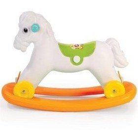 تصویر ترازو کودک سفید اسب نوسان کامل 1809 اورجینال Fisher Price 