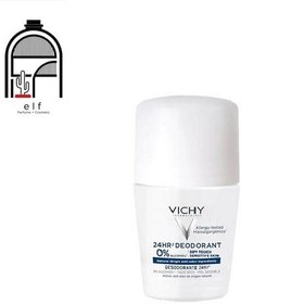 تصویر مام رول ضد تعریق بدون الکل ویشی Vichy Roll-On Deodorant 0% alcool 24H ۵۰ml 