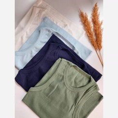 تصویر تاپ زنانه بند پهن 