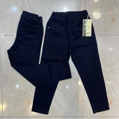 تصویر شلوار کتان سرمه ای مدل 21069 