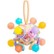 تصویر اسباب بازی حسی دندانگیر نوزاد طرح فضایی 