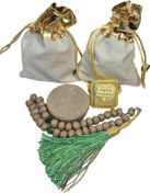 تصویر مهر و تسبیح تربت (بسته‌بندی کیسه‌ای) 