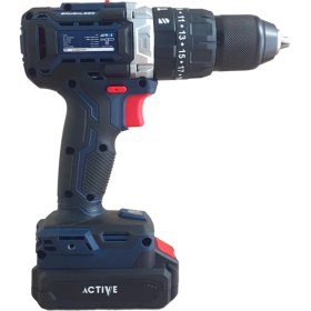 تصویر دریل شارژی دو سرعته چکشی براشلس AC-3820BL اکتیو (20 ولت) Two speed cordless hammer drill with brushless motor AC-3820BL active