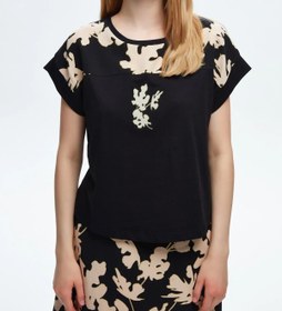 تصویر بلوز ادل شیک adL adL Patterned Embroidered T-shirt