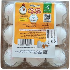 تصویر تخم مرغ مرکزی بسته 9 عددی 