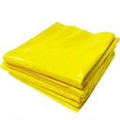 تصویر کیسه زباله فله زرد مواد نو 120*90 رامین 