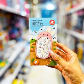 تصویر موبایل موزیکال طرح خرگوش 