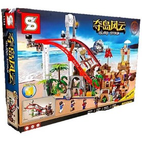 تصویر لگو دزدان دریایی ۱۵۷۲ تکه ۱۵۵۴ 