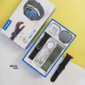 تصویر ساعت هوشمند مدل WS73 ULTRA (ایرپاد‌شیشه‌ای) Ws73 ultra