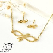 تصویر نیمست تیرکمان طرح بینهایت برند استیل 