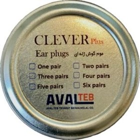 تصویر محافظ گوش ژله ای تک جفت CLEVER plus 