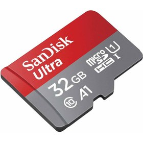 تصویر کارت حافظه microSDHC سن دیسک مدل Ultra A1 ظرفیت 32 گیگابایت Sandisk Ultra A1 microSDHC 32GB