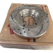 تصویر دیسک چرخ جلو سوراخ دار اسپرت (بسته 2عددی) - دیسک چرخ جلو سوراخ دار اسپرت تیبا T.G.T