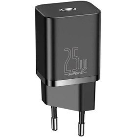 تصویر شارژر باسئوس 25 واتی مدل Super Si Baseus / Super Si / USB-C / 25w / 5V /