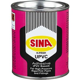 تصویر چسب پی وی سی فشار قوی قوطی ربعی سینا Rigid PVC Adhesive, 255 g, SINA